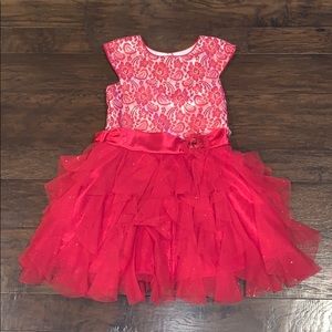 Red fancy dress